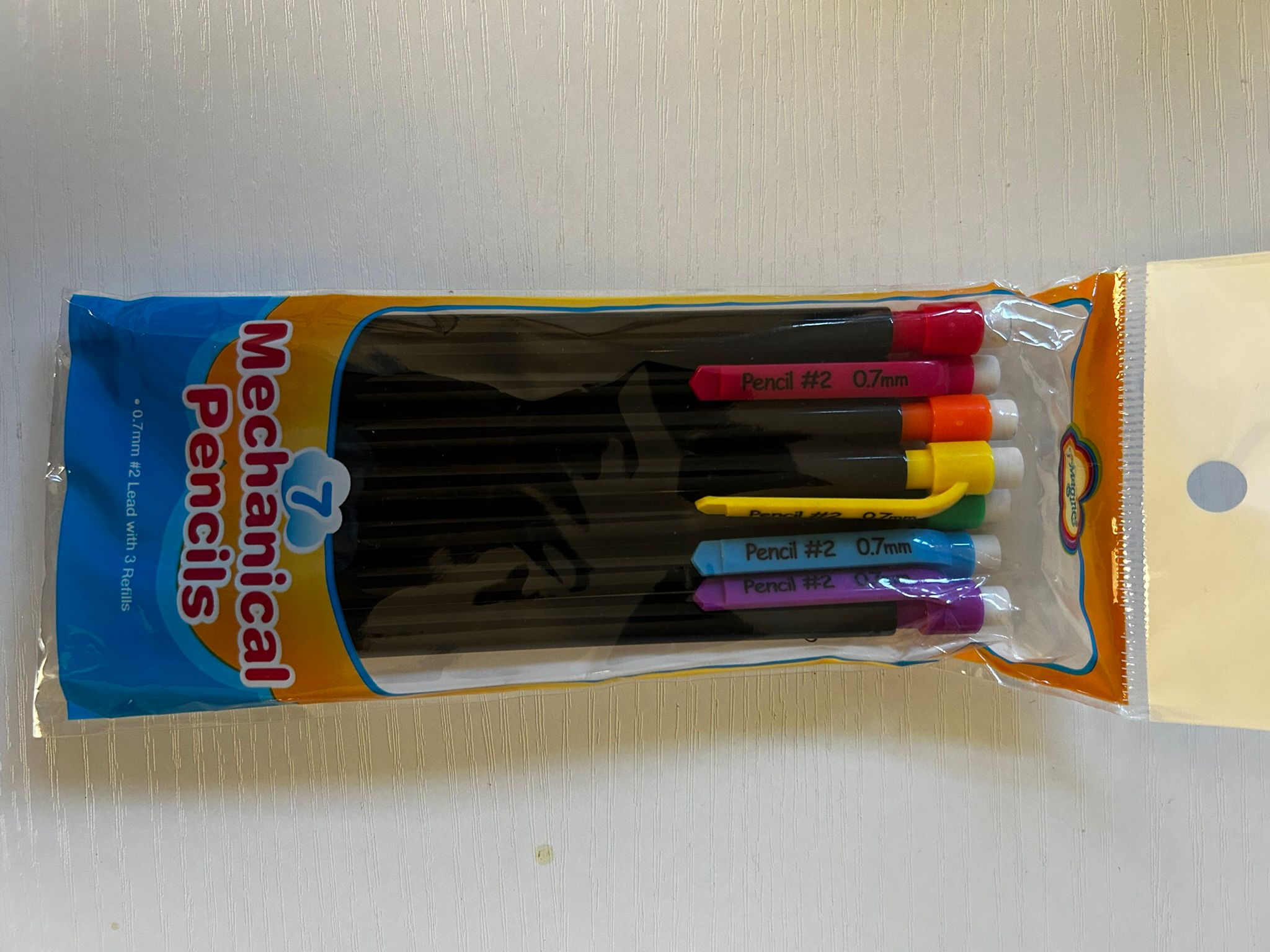 Mechanical Pencil Multi-Color 7/pack