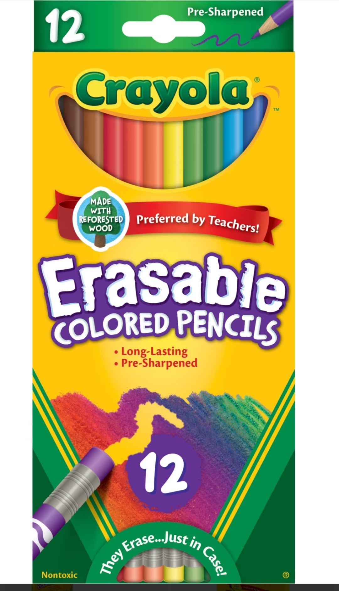 Crayola Erasable colored pencils