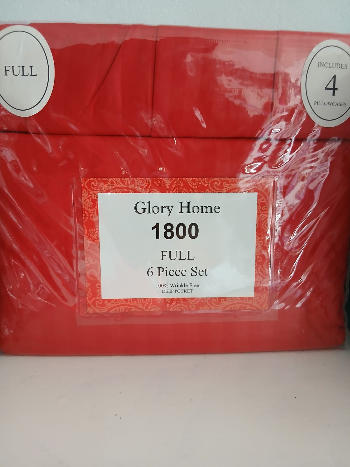 Glory Home 1800 Full 6 Piece Bed Set
